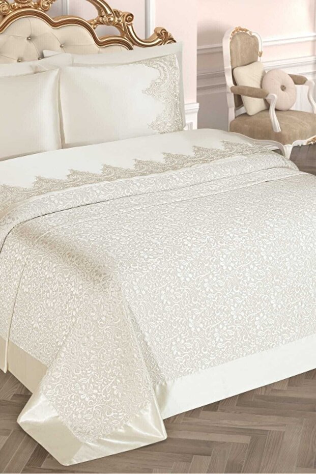 Çift Kişilik Selin Pike Takımı 6 Parça - 1