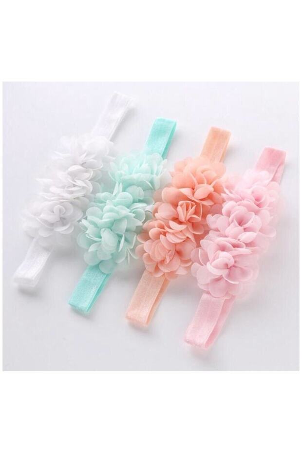 Mixed Color 4 Pieces Baby Kids Hair Band Photo Props Shoot
