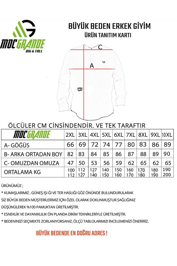 Büyük Beden Erkek Cepli Gömlek Milagro 23370 Saks - 4
