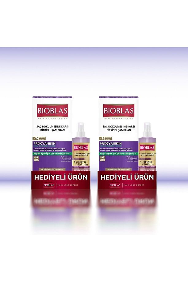 Sampuan Yaglı Saclar Icın 360 Ml + Sac Kremı 115 Ml X 2 Adet - 1