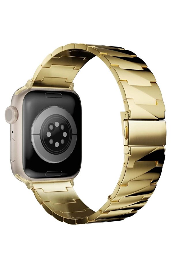 Apple Watch 2/3/4/5/6/7/8/se/ultra Stainless Three-Piece Metal Band 42-44-45-49 Mm Compatible - 2