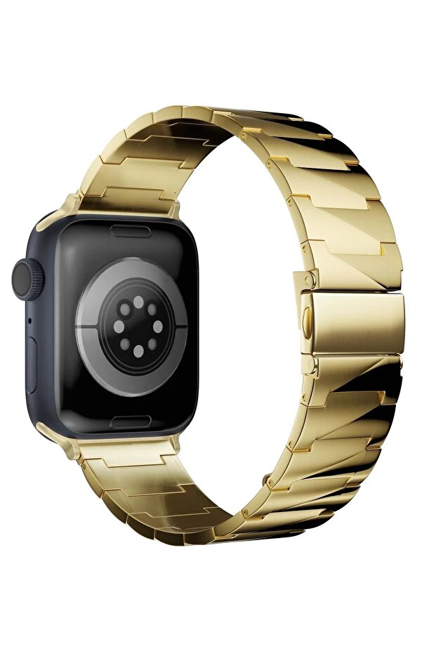 Apple Watch 2/3/4/5/6/7/8/se/ultra Stainless Three-Piece Metal Band 42-44-45-49 Mm Compatible - 5