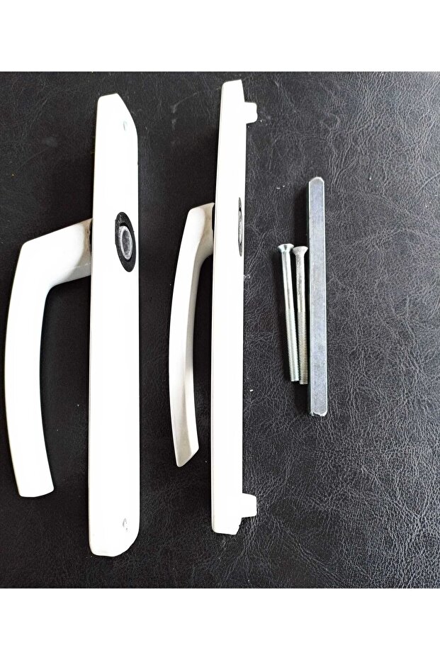 Pvc Kapı Kolu Yale Basık Beyaz - 6