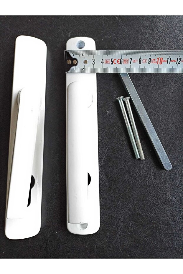 Pvc Kapı Kolu Yale Basık Beyaz - 7