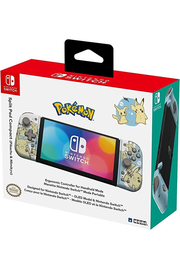 Nintendo Switch Oled Split Pad Compact Pikachu Mimikyu Edition - 3