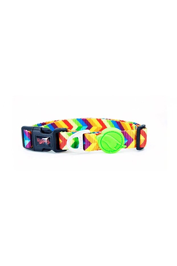 طوق للكلاب من السلالات الصغيرة Rainbow S (رقبة 25 سم × 40 سم)