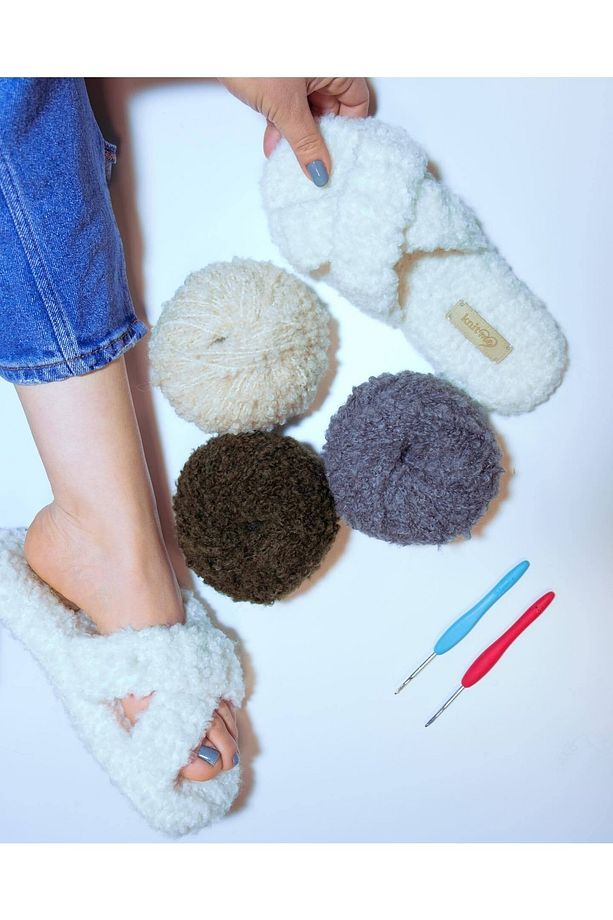 Curly Alpaca - Alpaca Ve Yün Karışımlı Kıvırcık Dokulu Yumuşak Peluş Ip - 7