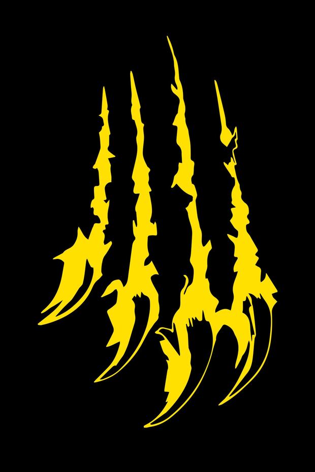 Eagle Claw Auto Sticker Car, Motorcycle, Helmet, Laptop, Glass Sticker 16x10 Cm