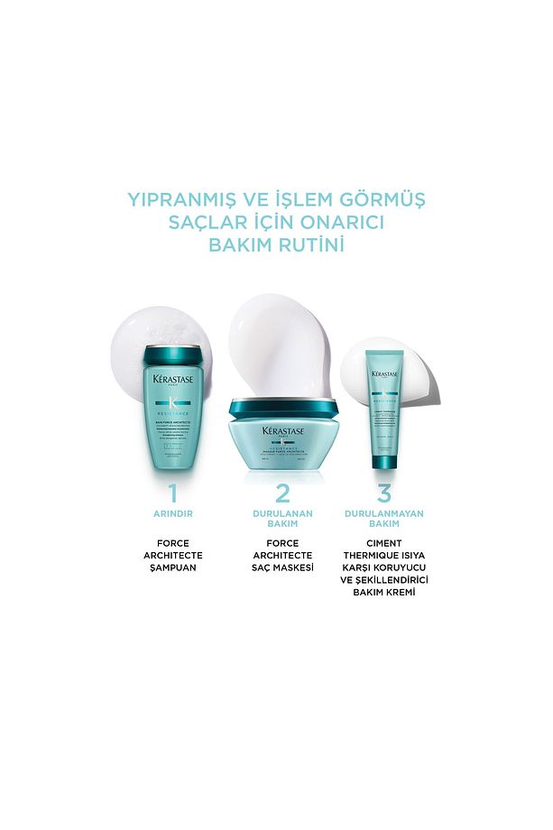 Bain Force Architecte Zayıf Ve Yıpranmış Saçlar Için Onarıcı Şampuan 250ml - 2