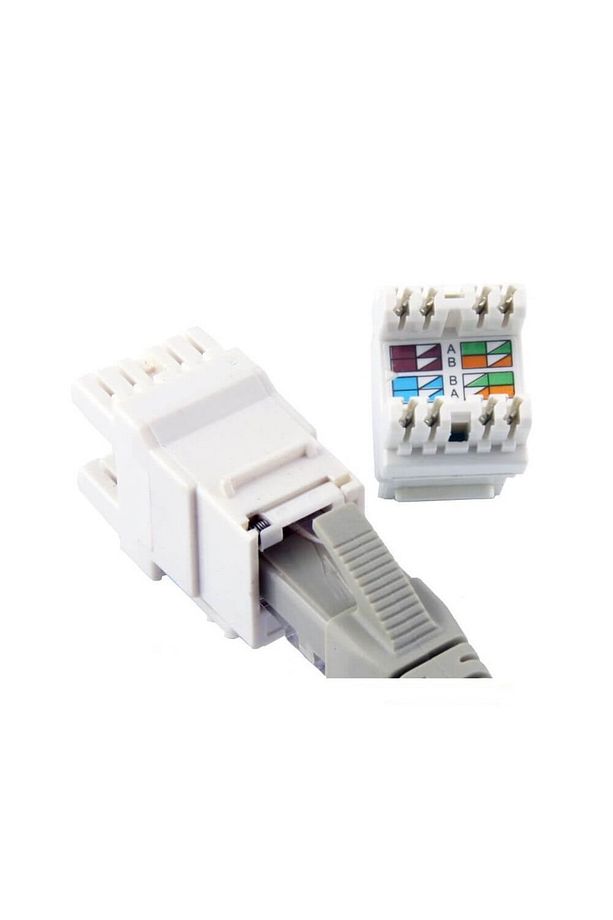 Rj45 Cat6 Utp 180 Derece Keystone Jack - 1 Adet - 7