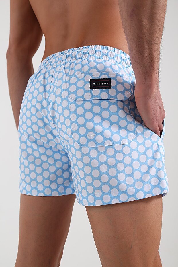 Blue Round Erkek Deniz Şortu - 3