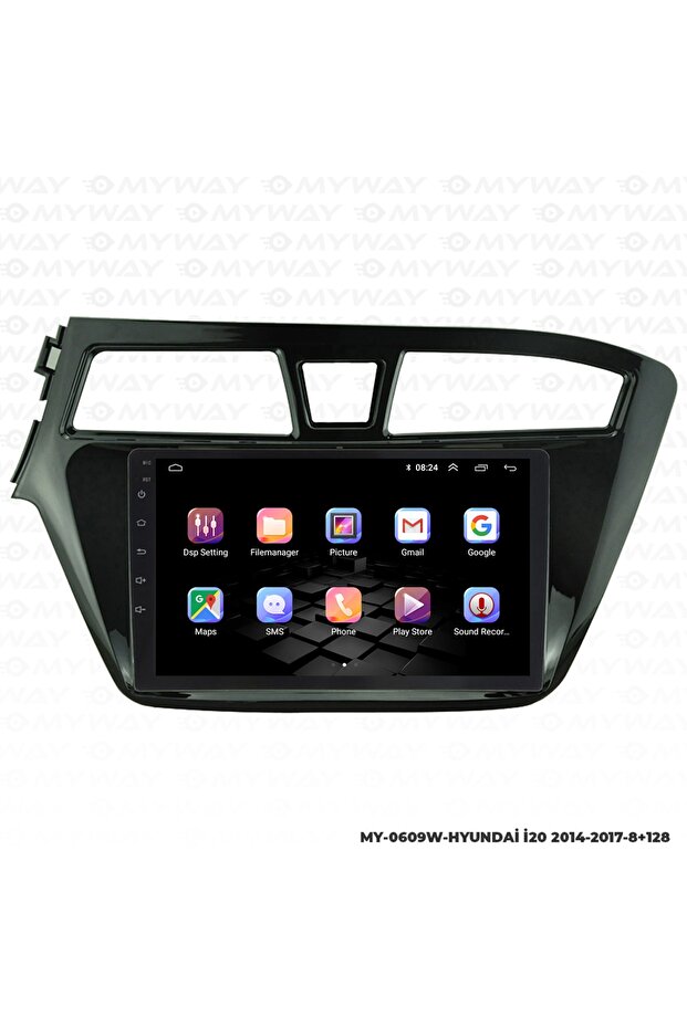 Hyundai I20 Android Multimedya 4gb Ram Carplay Navigasyon Ekran - Myway - 3