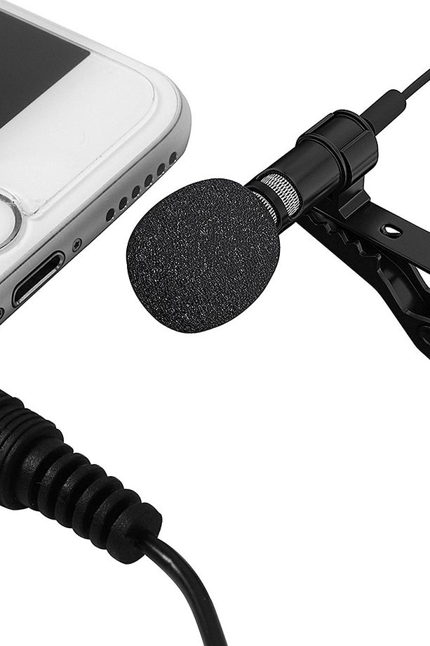 Profesyonel Tekli Yaka Mikrofonu 3.5 Mm Jak Girişli Youtuber Oyuncu Yayıncı Mikrofonu-1.5m - 3