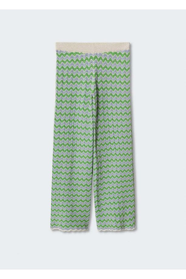 Flared Triko Pantolon - 3
