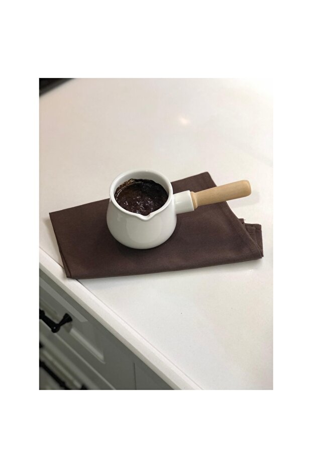 Porcelain Wooden Handle Coffee Pot Ja7241-