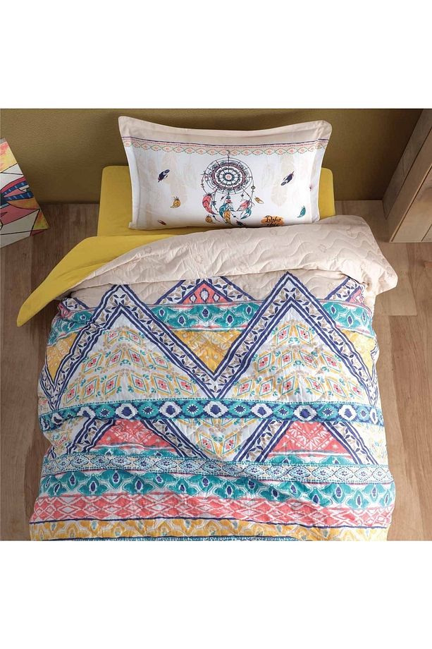 Düş Kapanı Desenli Çocuk-genç Odası Tek Kişilik Dört Mevsim Komple Set - Clasy Boho - 2