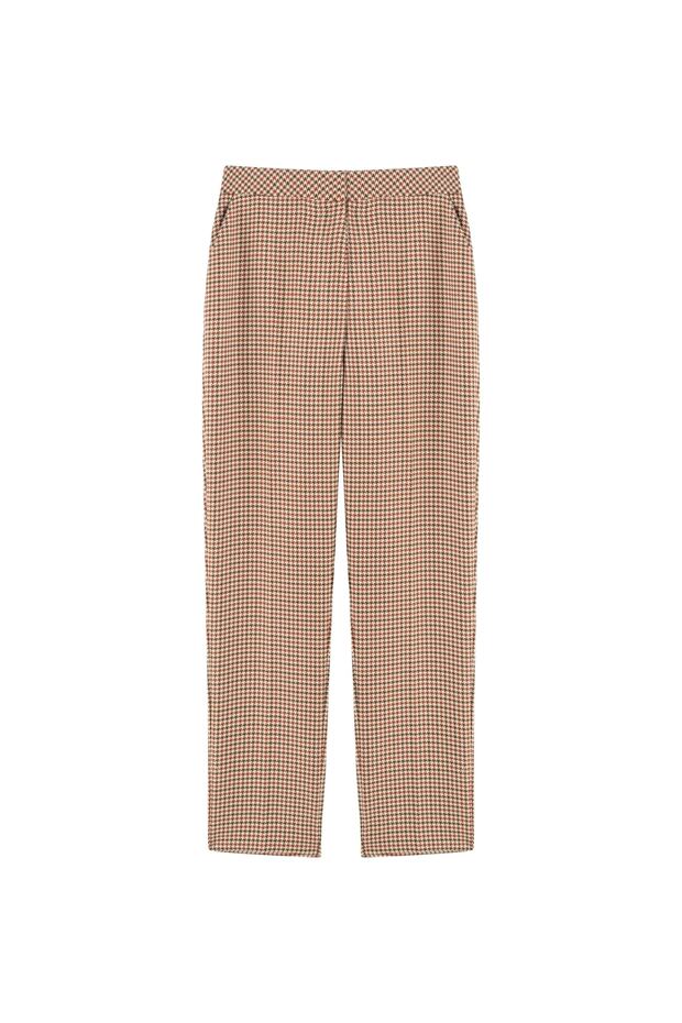 Houndstooth Pattern Trousers - 1
