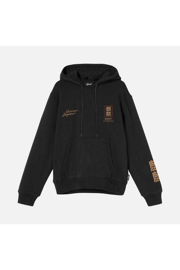 Oversize Japanese Kirin East Asian Culture Unisex Hoodie