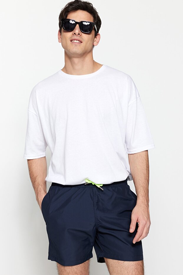 Lacivert Basic Standart Boy Mayo Deniz Şortu TMNSS20DS0023 - 3
