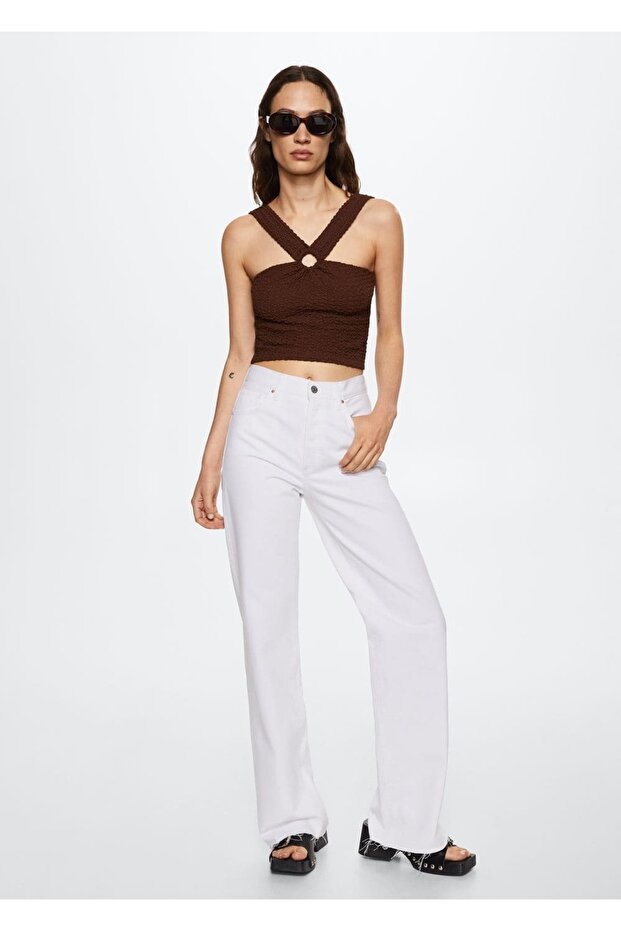 Dokulu Cropped Bluz - 2