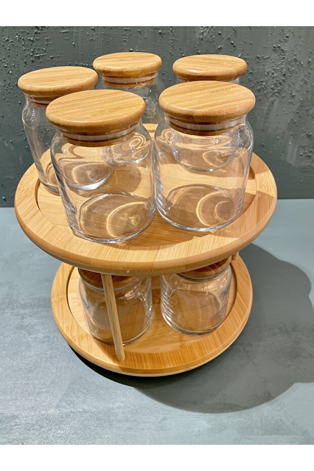 Shelby 11 Piece Rotating Spice Jar Set