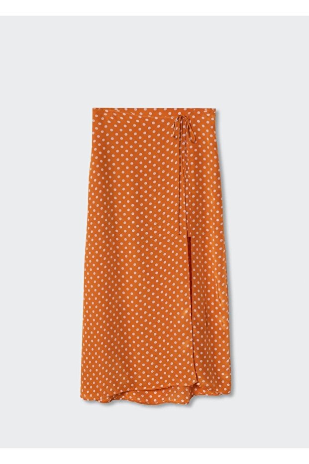 Puantiyeli Midi Etek - 3