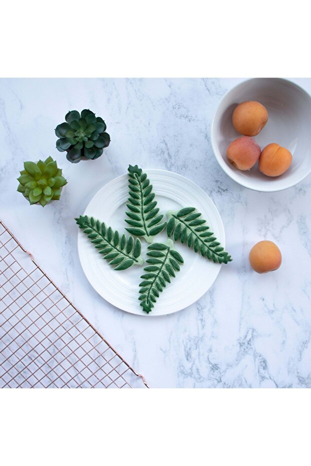 Farn Leaf Patterned Cookie Mold - 1