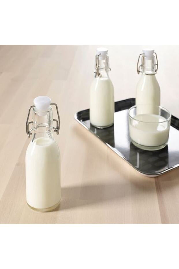 Korken Sos Şişesi, Cam, 15 Cl, 6 Adet - 2