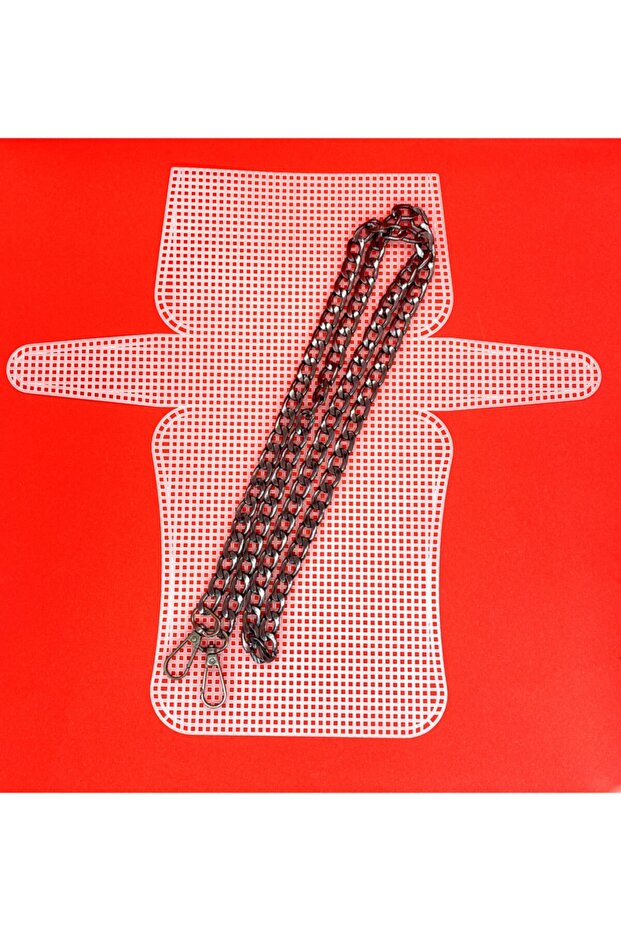 Plastic Bag Canvas Metal Bag Chain 16*34 cm