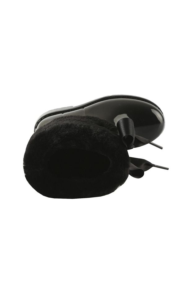 W10239 Campera Charol Soft Çocuk Siyah Yağmur Çizmesi - 4