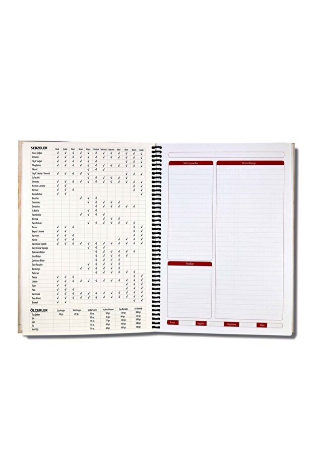 Yemek Tarif Defteri / Asparagus Defter - 3