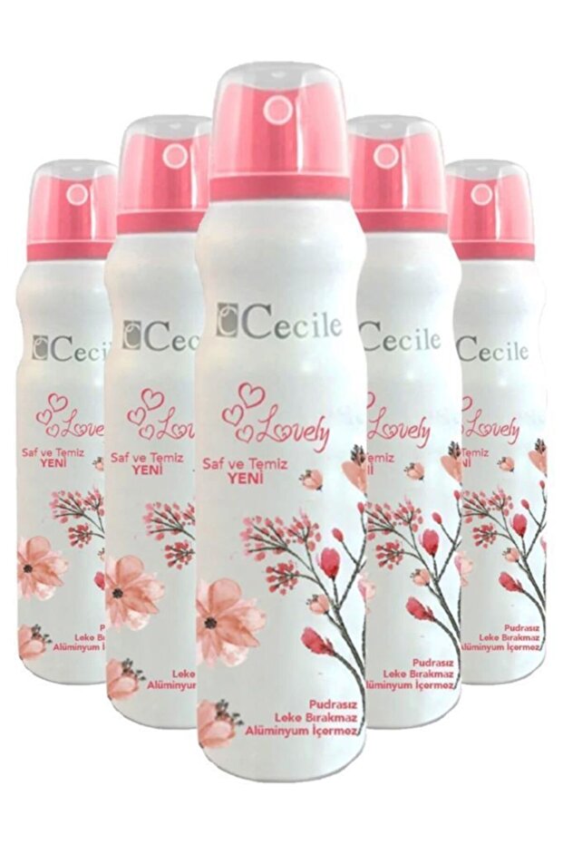Lovely Deodorant 150ml X5 - 1