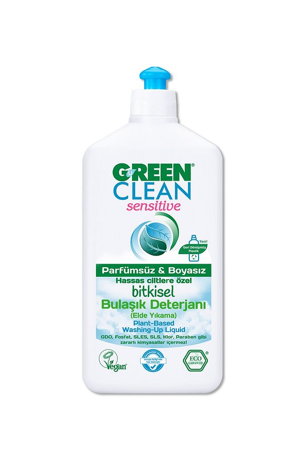 Hassas Ve Alerjik Ciltlere Özel Bitkisel Sensitive Bulaşık Deterjanı 500 ml - 1