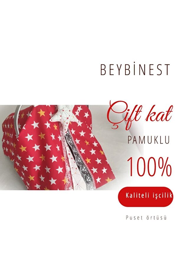 Sarı Kırmızı Puset Örtüsü - 1