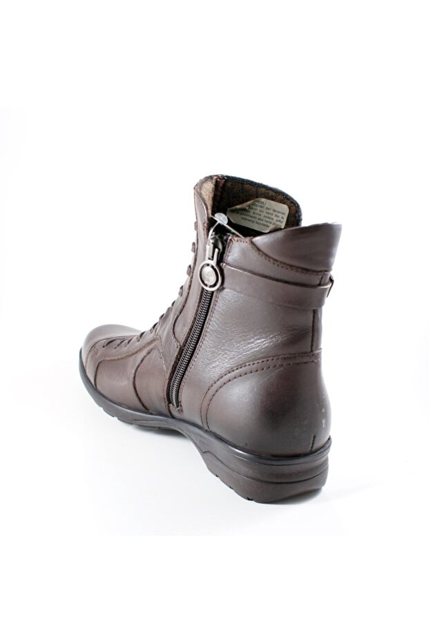 Forellı 18353 Deri Ortopedi Bayan Bot - 2