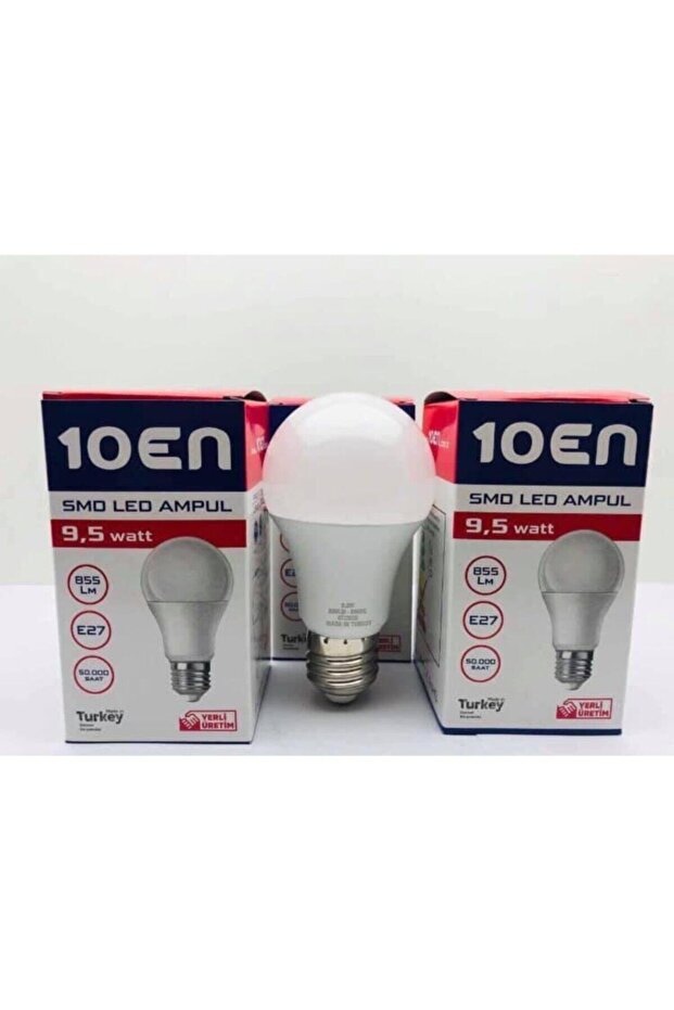 Beyaz Led Ampul 10 Adet