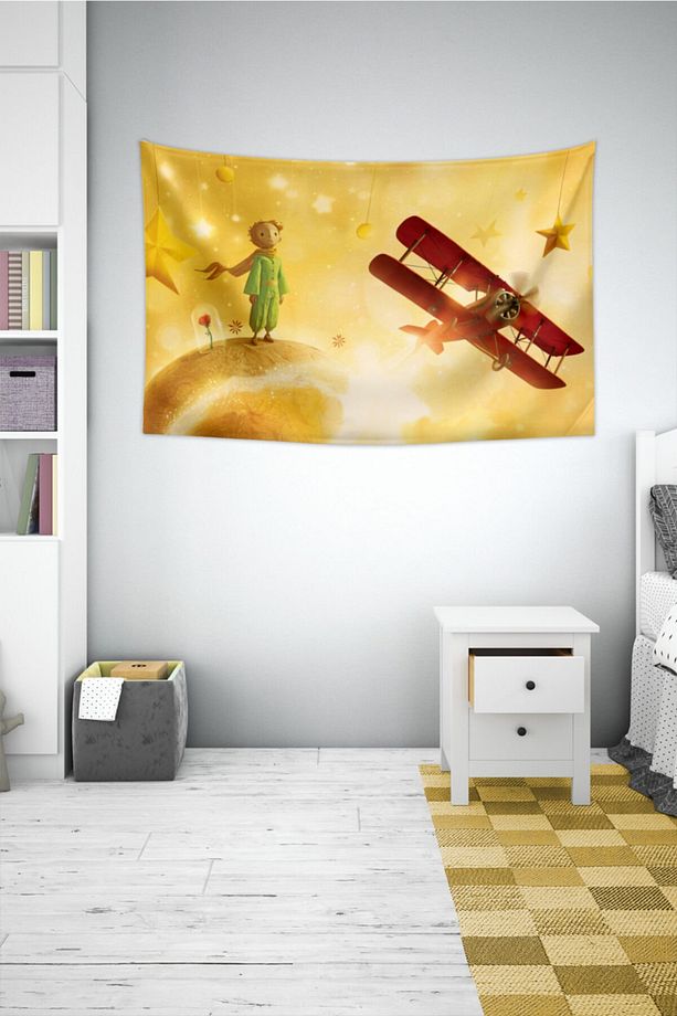 Küçük Prens Duvar Örtüsü Halısı 70 X 100 Cm - 1
