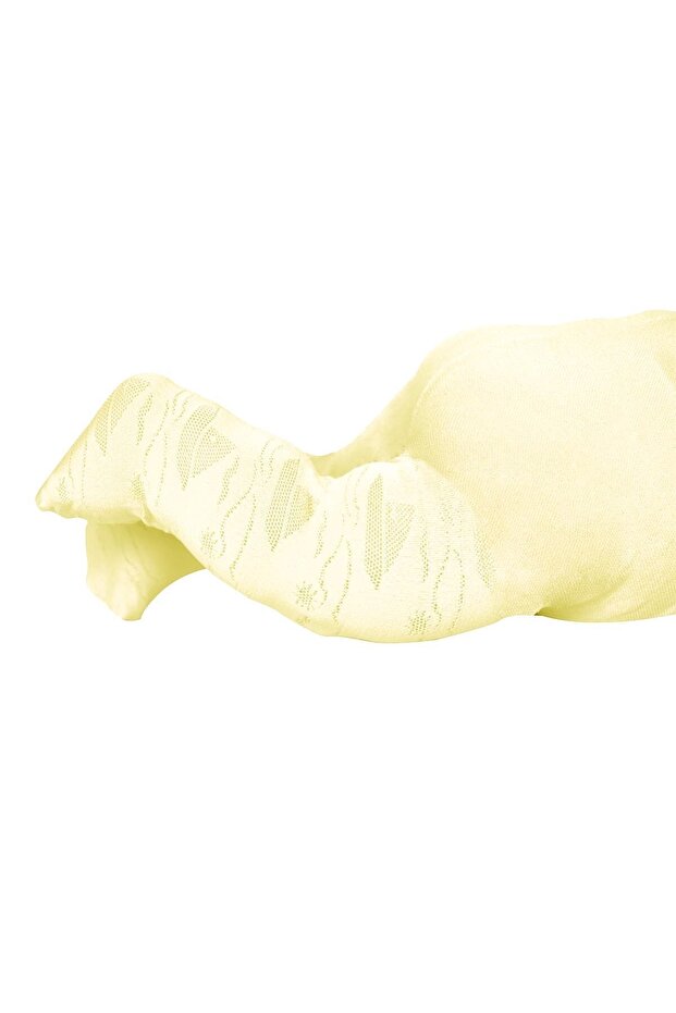 Unisex Baby Cream Sail Patterned Pantyhose