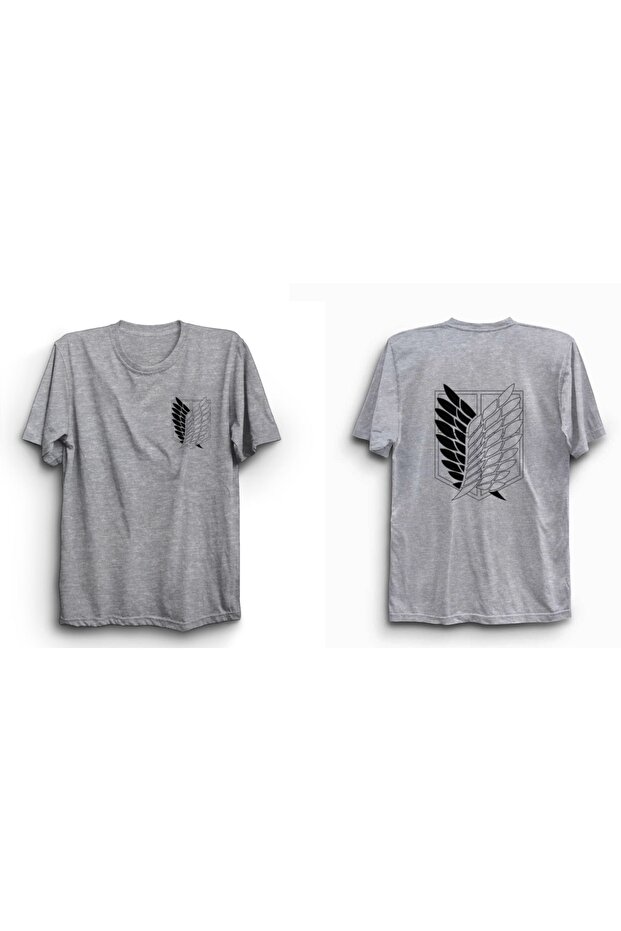 Attack On Titan, Anime, Black and White Logo T-Shirt