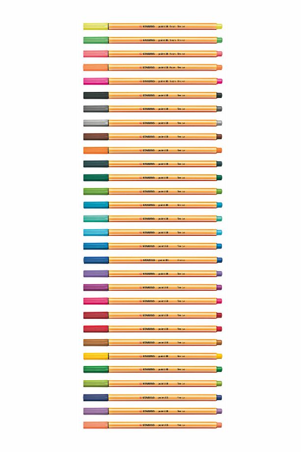 Keçe Uçlu Ince Kalem 88 Point 0.4 Mm Kayısı 88/26 - 10'lu Paket (TEK RENK) - 1