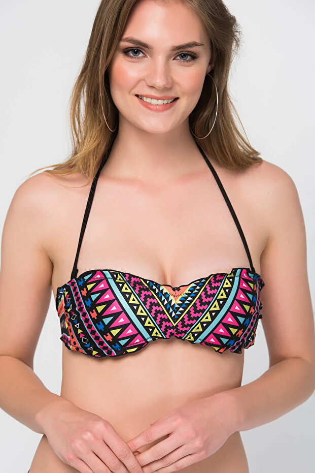 Dolgulu Bikini Üstü - 1