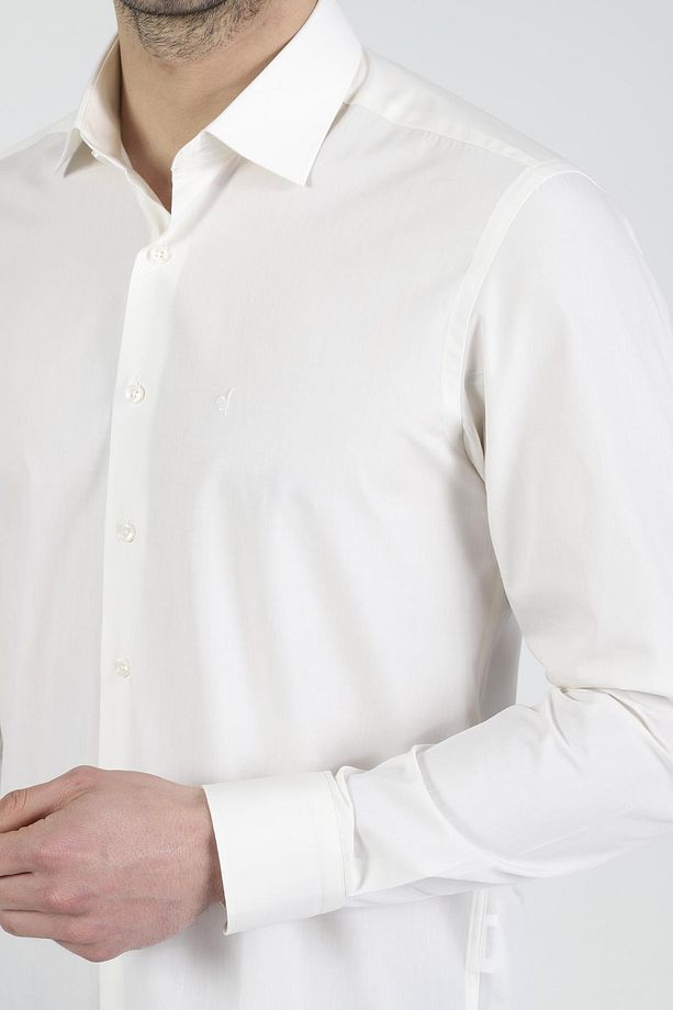 Slim Fit Uzun Kollu Erkek Gömlek 360-db17 - 4
