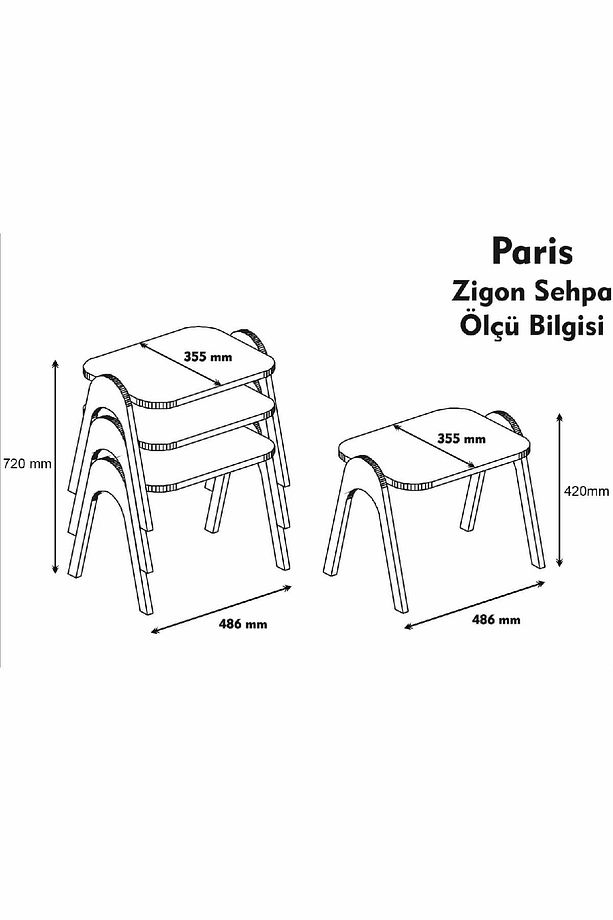 Paris Zigon Sehpa - 3