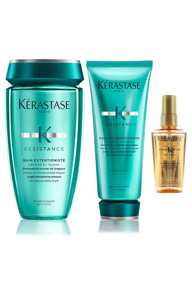 Saç Uzatan Extentioniste Şampuan 250ml + Extentioniste Fondant 200 ml+Elixir Yağ 50 ml 2840095030588 - 1