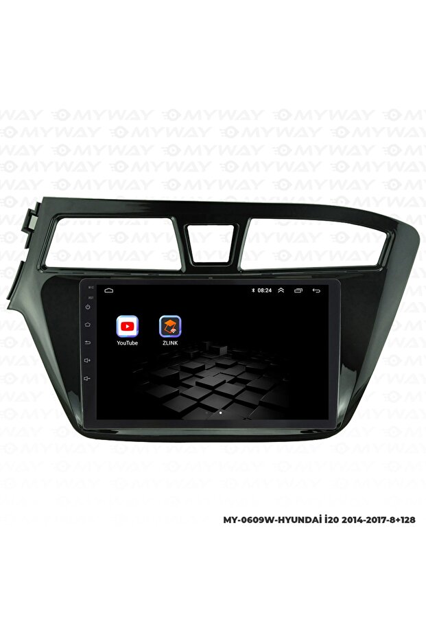 Hyundai I20 Android Multimedya 4gb Ram Carplay Navigasyon Ekran - Myway - 2