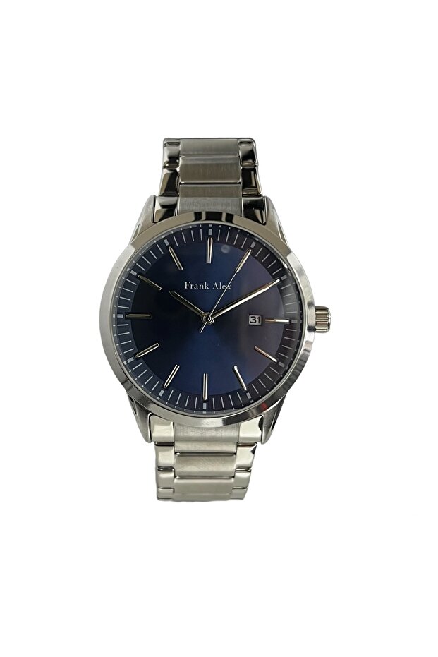 Çelik Kordon Takvimli Erkek Kol Saati - 1