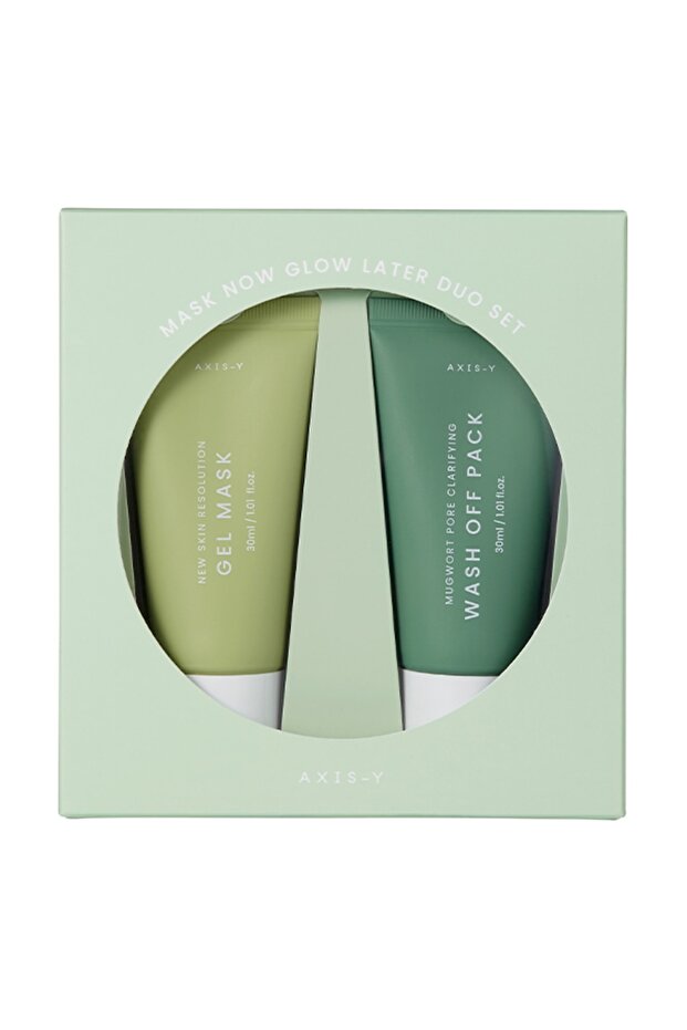 Mask Now Glow Later Duo Set 30 ml Purifying Mask + Soothing Mask Set