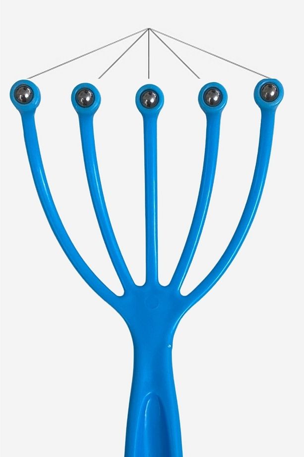 ® 5 Uçlu Bilyeli Baş Boyun Bacak Kol Masaj Aleti - 3