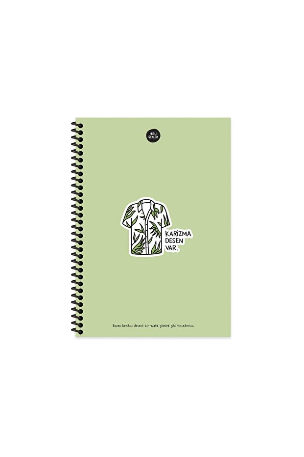 17x24 Checked Notebook - There Is Charisma Pattern