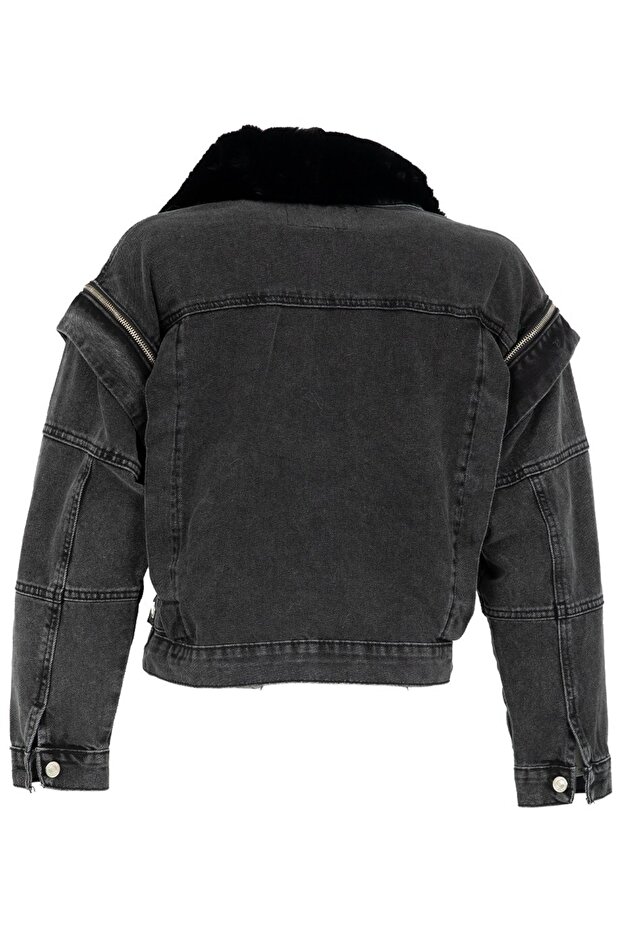 Kot Ceket - Antrasit - 3